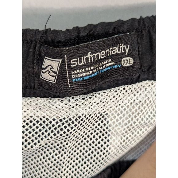 NEW Surfmentality Men's Shorts Surf Swim Beach XXL American Flag Beach Wear NWT - Picture 8 of 14